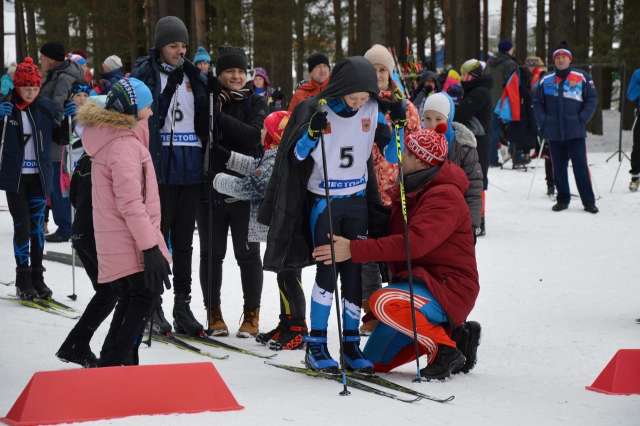 Заключительный этап рейтинговых соревнований федерации лыжных гонок Новгородской области